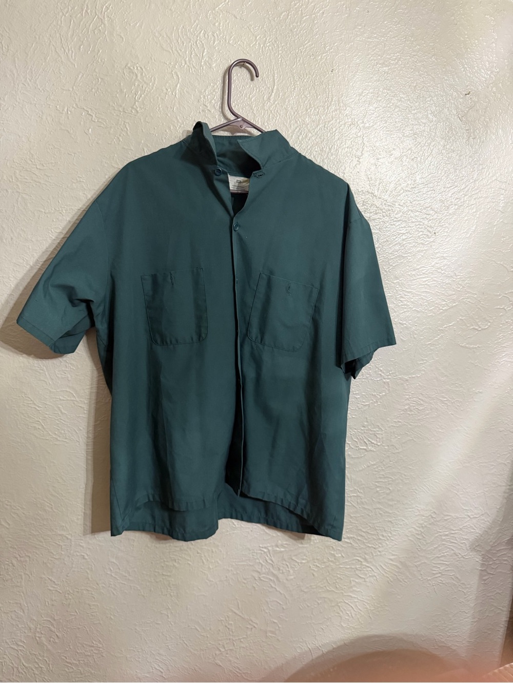 jcpenney Men's Short-Sleeve Shirt Jacket in Teal Green